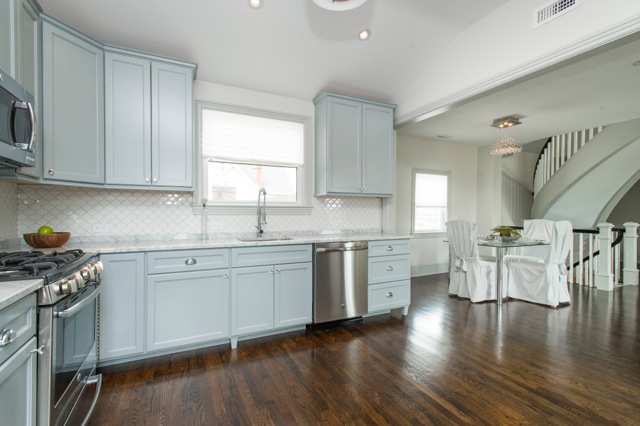 Detailed custom kitchen cabinetry