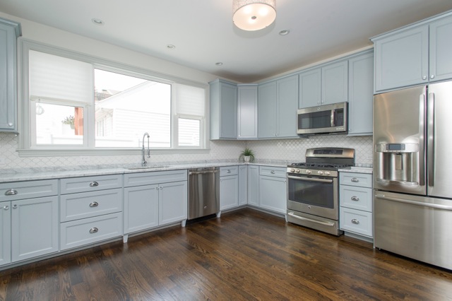 Finished custom kitchen